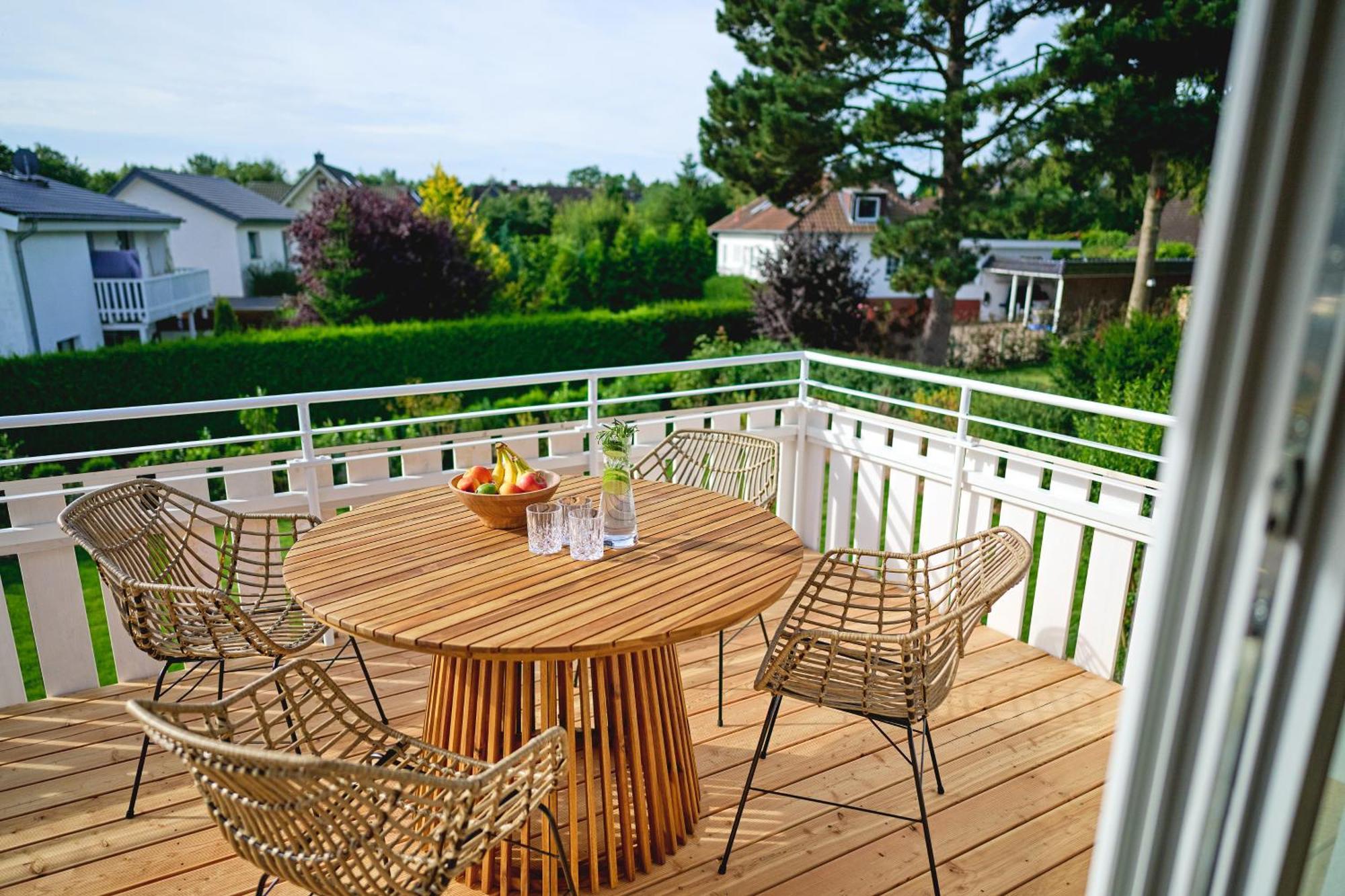 Lykke Hus - Wohnung Fridas Ausblick Og ทิมเมนดอร์เฟอร์ ชตรันด์ ภายนอก รูปภาพ